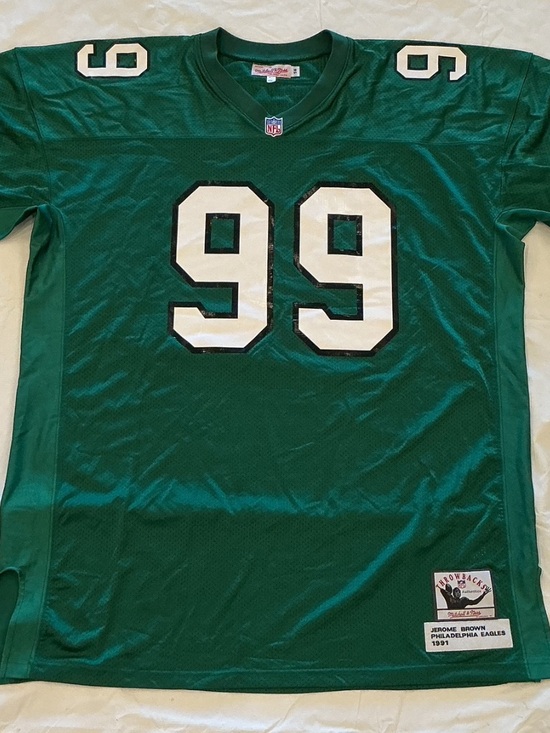 Mitchell & Ness Other - Mitchell & Ness Jerome Brown Philadelphia Eagles Green #99 Jersey